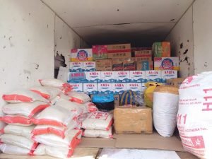 Polres Tanah Datar Kirim Sembako Untuk Korban Bencana Gempa Di Kabupaten Pasaman