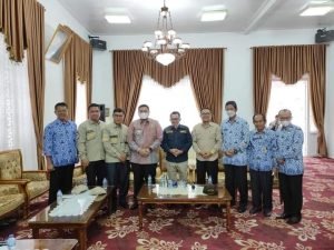 Bupati Eka Putra Terima Kunjungan Brigjen M. Naser Amir.