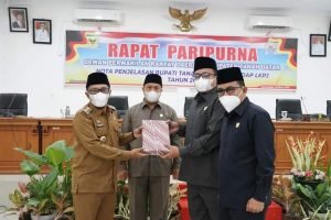 Sampaikan LKPj 2021, Ini Penjelasan Bupati Eka Putra.