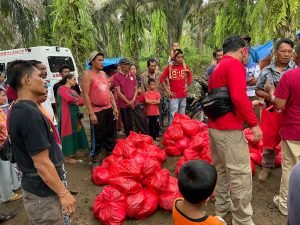 Kabinda Sumbar Hendra, S.IP, MM Serahkan Bantuan Gempa Pasaman Barat & Pasaman