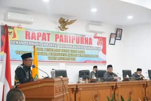 Bupati Eka Putra Sampaikan Ranperda Nota Penjelasan LKPJ 2021 Ke DPRD