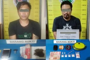 Kurun Waktu 10 Hari, Sat Res Narkoba Polres Tanah Datar Amankan 2 orang Terduga Pelaku Penyalahgunaan Narkotika