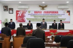 Pimpin Rapat Paripurna Mendengarkan Pidato Kenegaraan Presiden RI, Ini Kata Ketua DPRD.