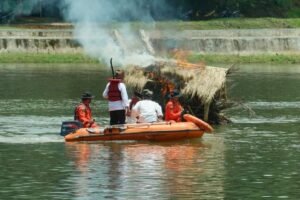 Bupati Eka Putra Bakar Talago Biru Atar