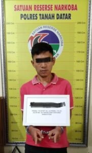 Lagi, Tim Opsnal Satresnarkoba Polres Tanah Datar kembali Amankan Pelaku Penyalahgunaan Narkoba.