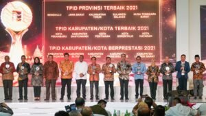 Tanah Datar Terbaik Kategori TPID Kabupaten/Kota Berprestasi 2021 Pada TPID Award Tahun 2022.