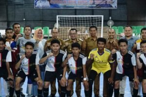 Bupati Eka Putra Buka Secara Resmi Kejuaraan Futsal Bupati Cup Tingkat SLTA.