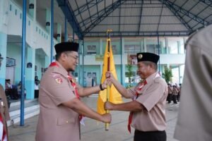 Lepas Peserta Kemah Karya Pramuka Madrasah (KKPM) Tingkat Sumatra Barat, Ini Pesan Wabup Richi Aprian.