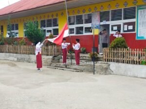 Pembina Upacara Di SDN 14 Andaleh Baruh Bukit Ini :Pesan Kapolsek Sungayang.