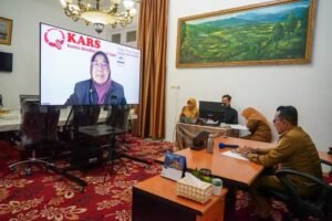 Wawancara secara Virtual, Bupati Eka Putra Sampaikan RSUD MA Hanafiah Terus Meningkatkan Pelayanan