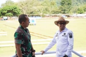 JELANG ALEK NAGARI PACU KUDA TAHUN 2023, BUPATI EKA PUTRA TINJAU KESIAPAN GELANGGANG