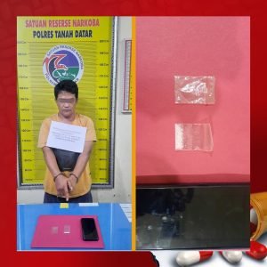 Bawa Sabu, Seorang Sopir Diamankan Polres Tanah Datar.