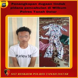 Diduga Cabuli Anak Dibawah Umur, Seorang Pemuda Asal Sungai Tarab Diamankan Polisi.