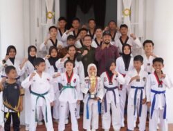 Raih Prestasi Membanggakan, Bupati Eka Putra Jamu Atlet Taekwondo Tanah Datar