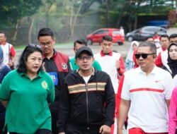 Meriahkan Hari Bhayangkara ke-78 Polres Tanah Datar Gelar Olahraga Bersama