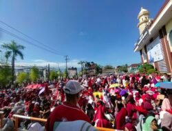 Ribuan Massa ‘Serbu’ Halaman Masjid Hasanuddin Madjedie, Ada Apa?