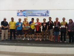 Dua Anggota PWI Tanah Datar, ikut Menjuarai Turnamen Tenis Meja Bupati Cup II