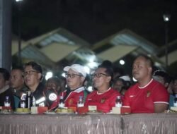 Nobar Timnas di LCM, Bupati Eka Putra Ucapkan Terima Kasih