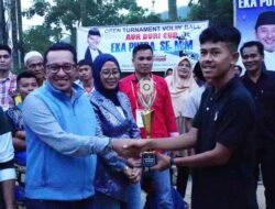 Open Turnamen Volly Ball ADR Ke II Ditutup Bupati Eka Putra, Patar Juara 1