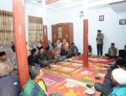 Silaturahmi bersama Masyarakat Andaleh, Bupati Eka Putra Sampaikan Program Berobat Gratis