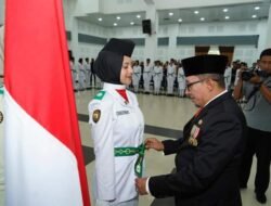 Paskibra Dikukuhkan, Bupati Eka Putra Harap Agar Tetap Solid dan Kompak