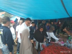 Blusukan Di Pasar Rambatan, Ini Kata Pedagang Pasar.