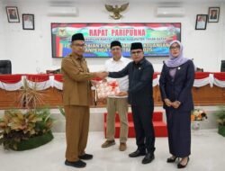 Gelar Paripurna, Pjs. Bupati Sampaikan Pengantar Nota Keuangan Ranperda APBD Tanah Datar TA 2025