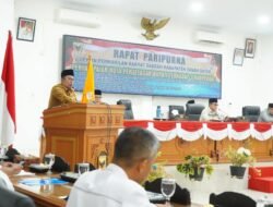 Rapat Paripurna, Bupati Eka Putra Sampaikan Tiga Ranperda Ke DPRD