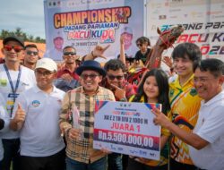 Pacu Kuda Padang Pariaman 2026, Queen Mentari Milik Bupati Eka Putra Juara I Race 12
